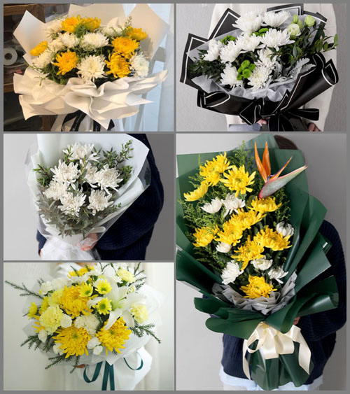 贵州毕节市威宁县草海镇燎原村白事花束代送